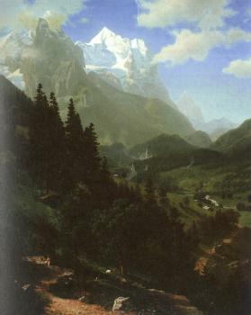 Albert Bierstadt : The  Wetterhorn